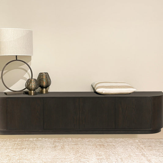 Tv-meubel Novero | Bruin Eiken fineer