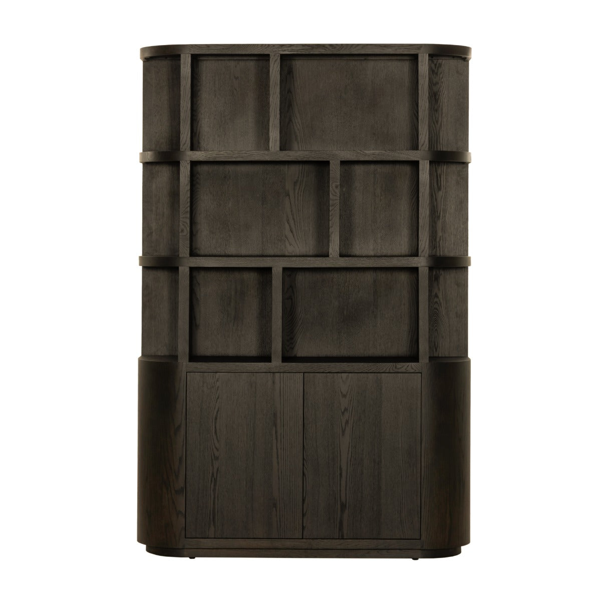 Boekenkast Novero | Bruin Eiken fineer