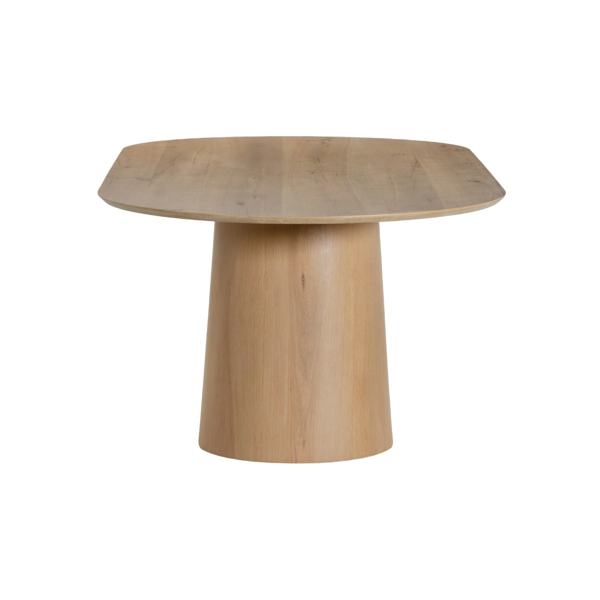 Eettafel Novero | Naturel Eiken fineer — Vooraanzicht - witfoto