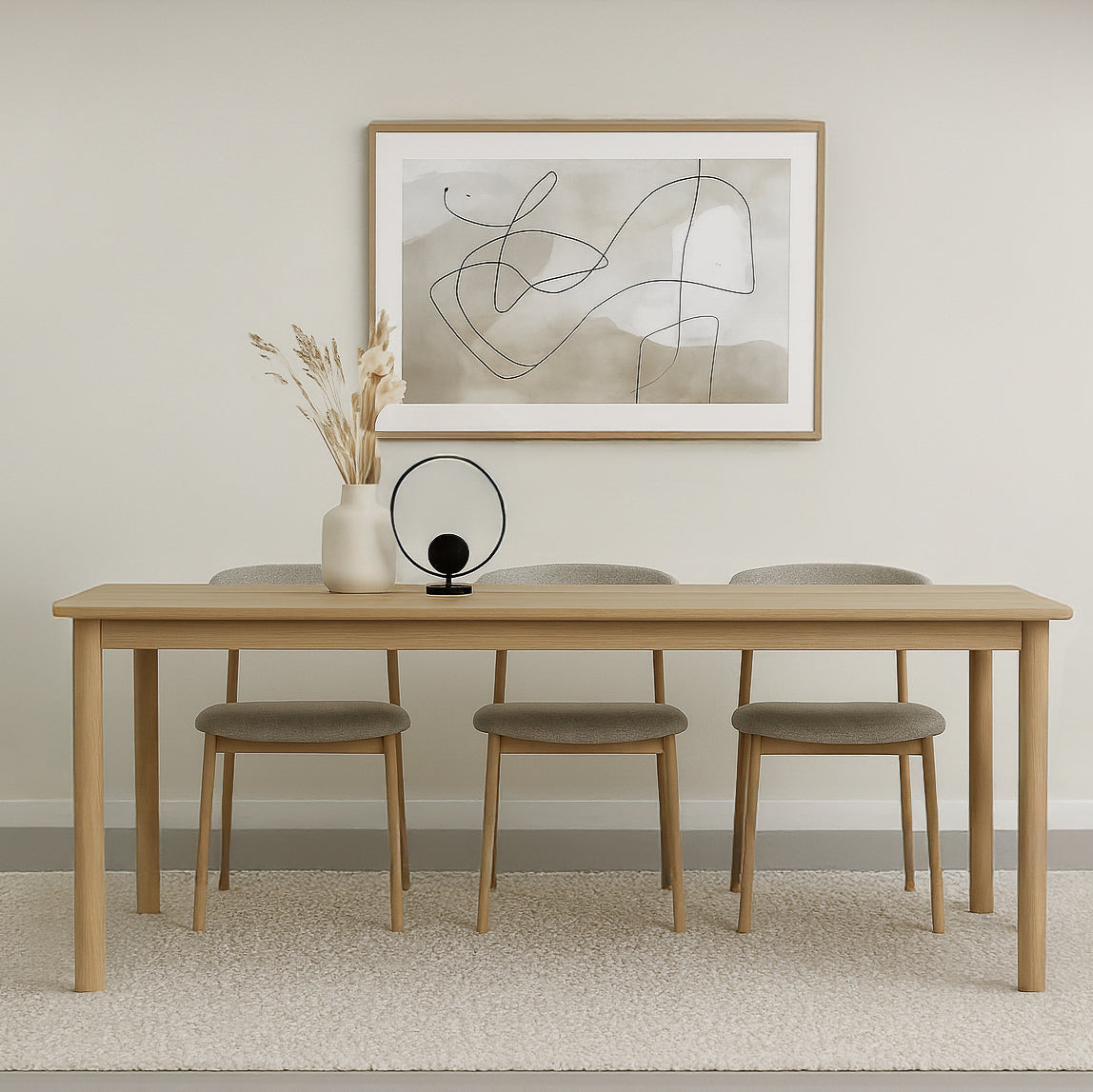 Eettafel Tobago | Naturel Eiken fineer