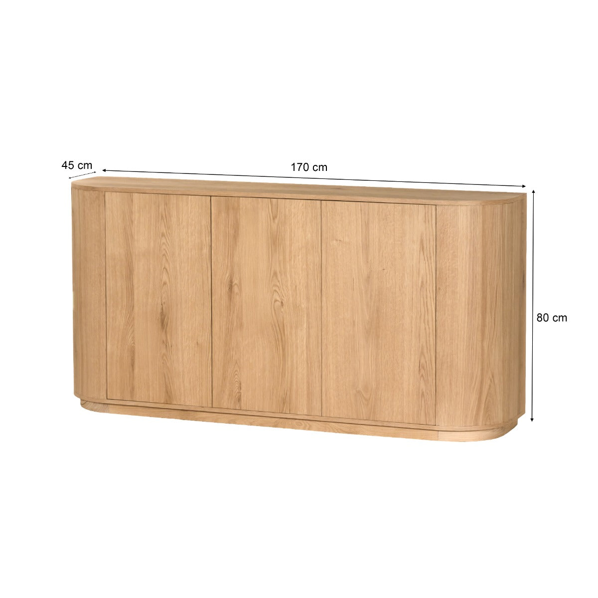 Dressoir Novero | Eiken fineer