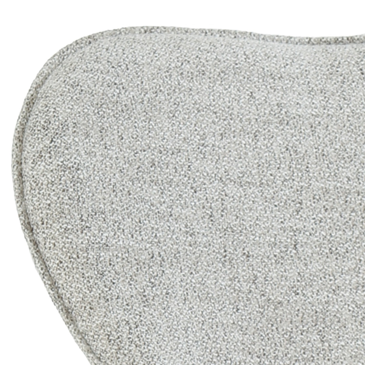 Fauteuil Sven beige stof, detail van het materiaal