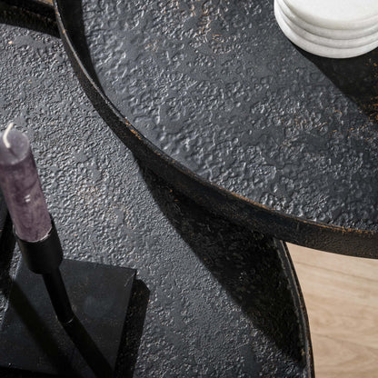 Salontafel set metallic | Zwart