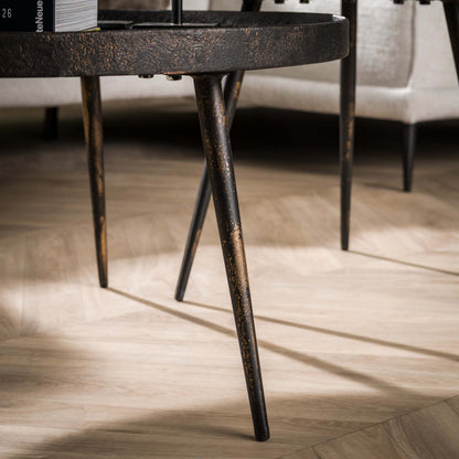 Salontafel set metallic | Zwart