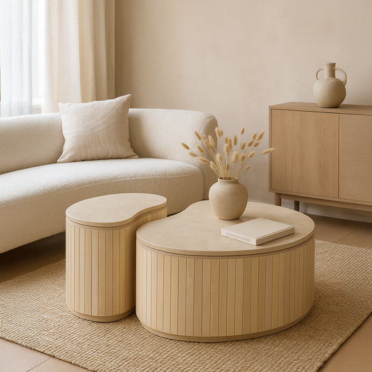 Salontafel Sorai | Beige Mangohout