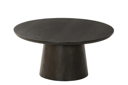 Salontafel Novero Rond | 80 cm | Espresso