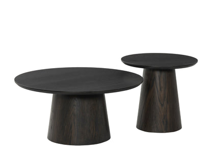 Salontafel Novero Rond | 80 cm | Espresso