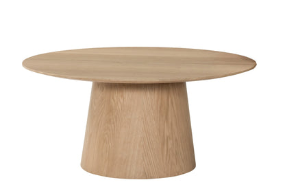 Salontafel Novero ( Rond )| 80 cm | Naturel Eiken fineer