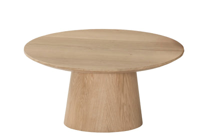 Salontafel Novero ( Rond )| 80 cm | Naturel Eiken fineer