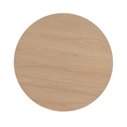 Eettafel Novero Rond | 130 cm | Naturel Eiken fineer