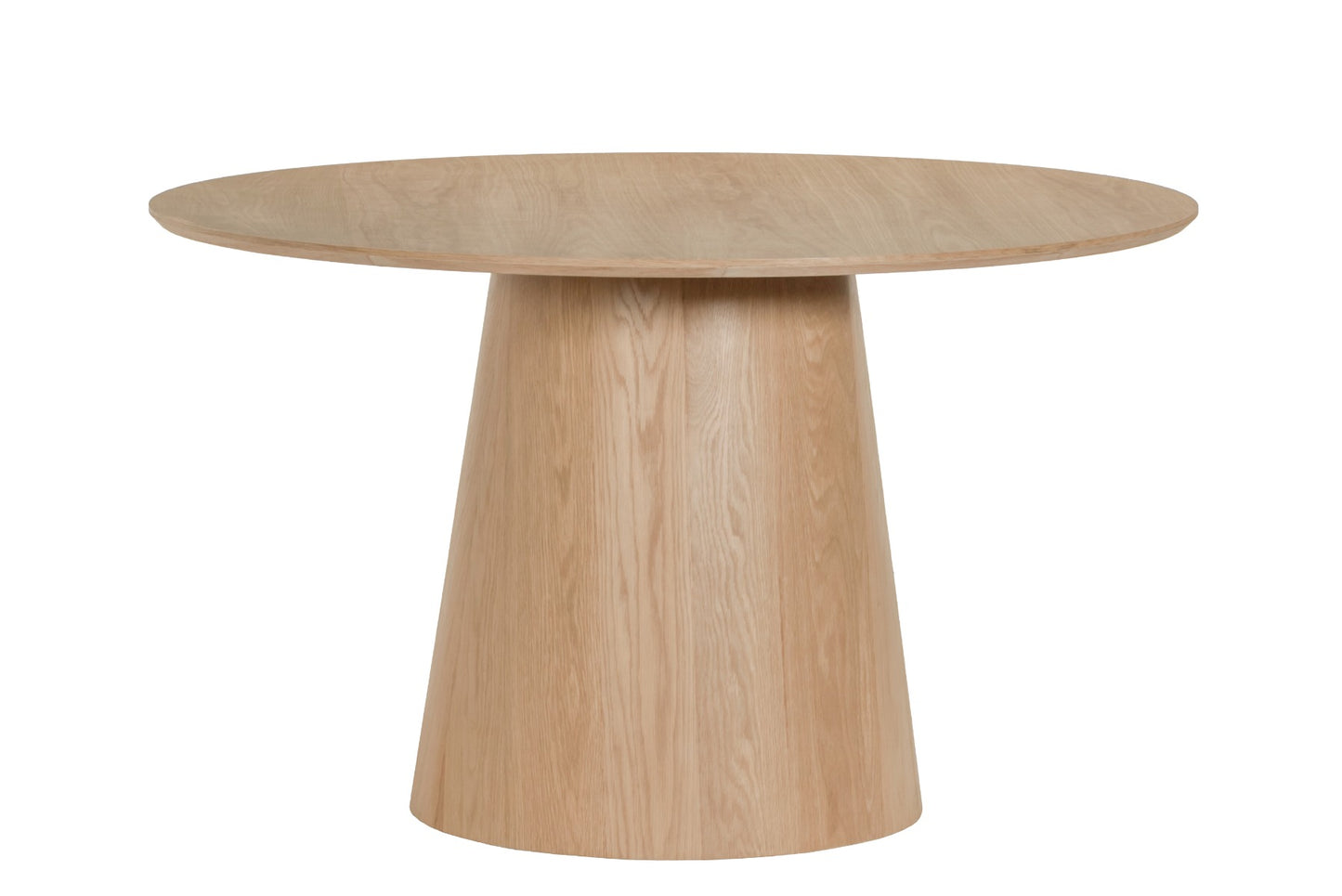 Eettafel Novero Rond | 130 cm | Naturel Eiken fineer
