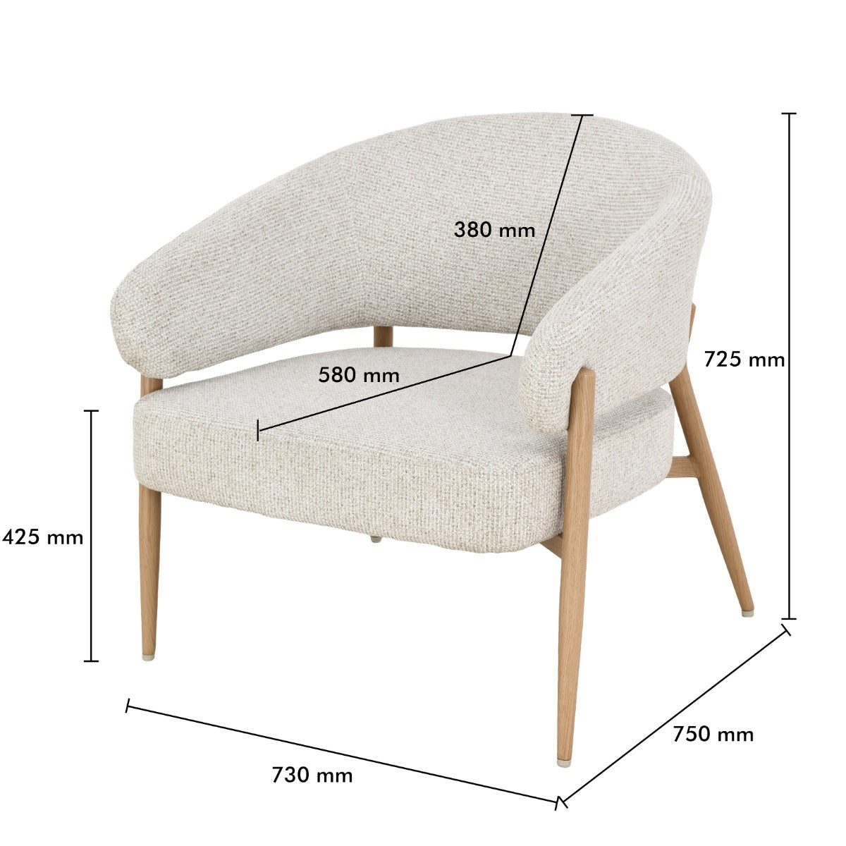 Fauteuil Hush | Stof