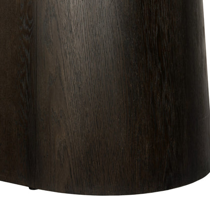 Eettafel Novero eiken fineer, detail van het materiaal