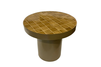 Bijzettafel Brix | Bruin Keramische tegels