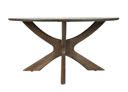 Eettafel Brix Rond | Bruin Mangohout