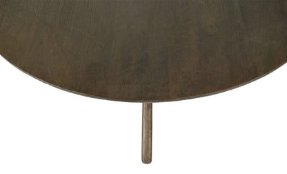 Eettafel Brix Rond | Bruin Mangohout
