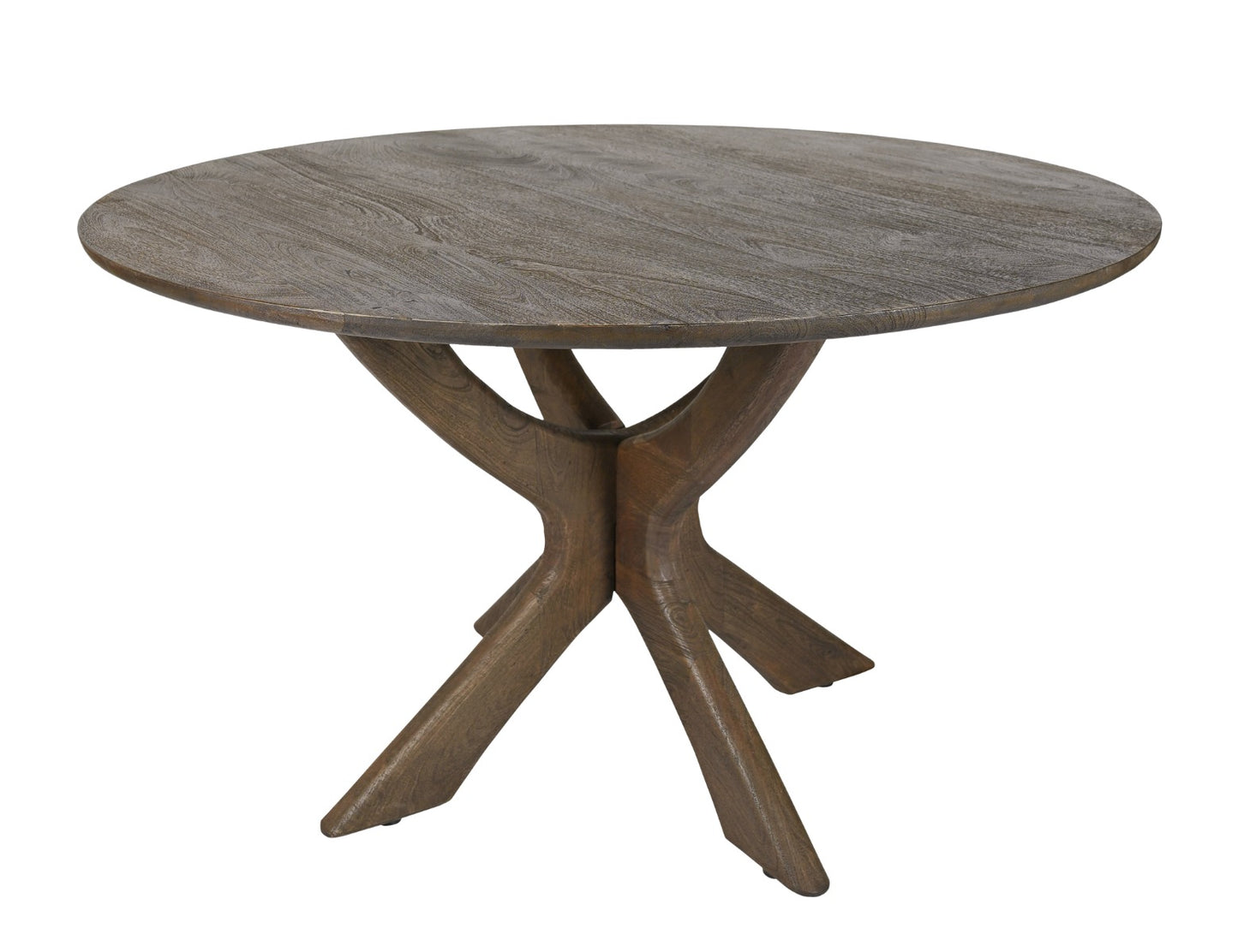 Eettafel Brix Rond | Bruin Mangohout