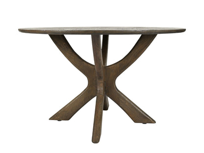 Eettafel Brix Rond | Bruin Mangohout