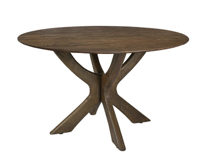 Eettafel Brix Rond | Bruin Mangohout