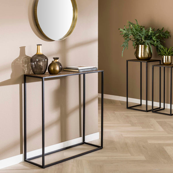 Haltafel Iron Metallic | Brons Antiek