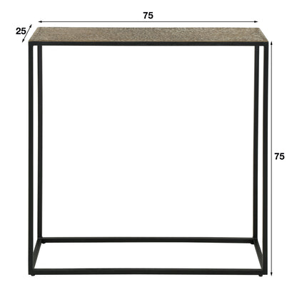 Haltafel Iron Metallic | Brons Antiek