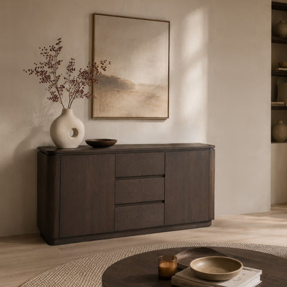 Dressoir Rivano | Basalt Eikenfineer