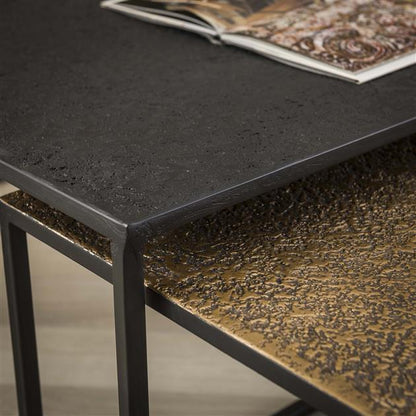 Salontafel Metallic | Grijs Metaal