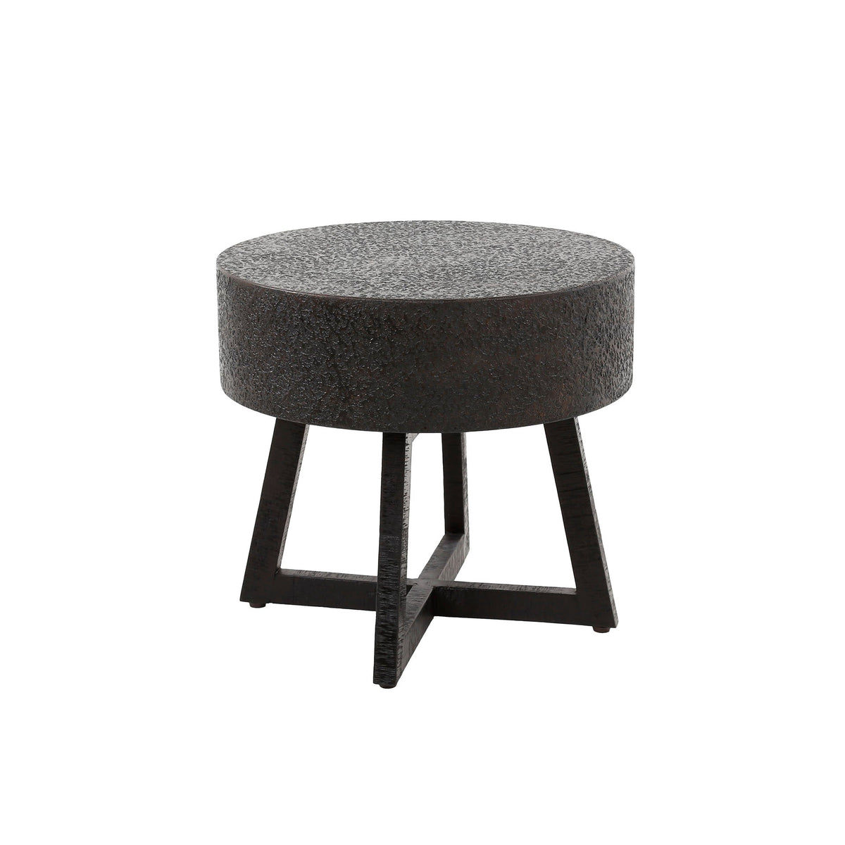 Salontafel Bulky Ferro | Ø50 | Zwart Metaal