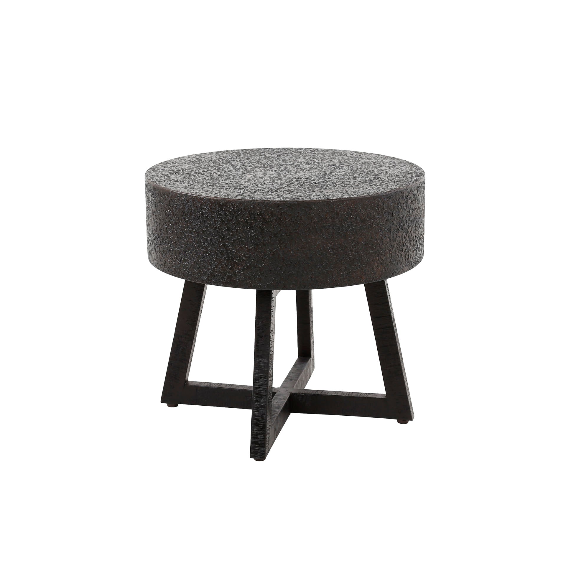 Salontafel Bulky Ferro | Ø50 | Zwart Metaal