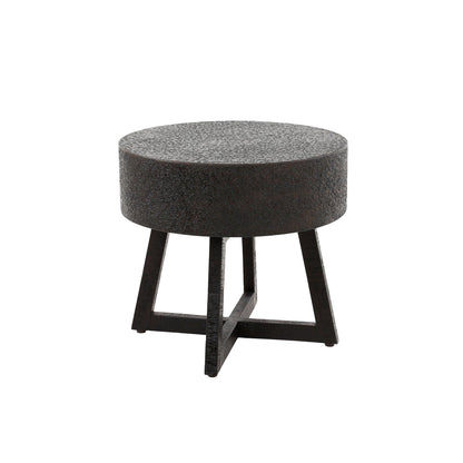 Salontafel Bulky Ferro | Ø50 | Zwart Metaal