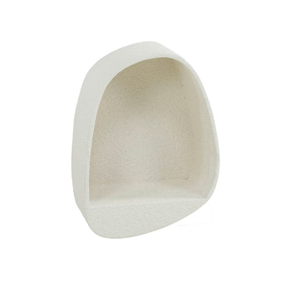 Wandschap Stone Druppel | 34 cm | Wit Marmer