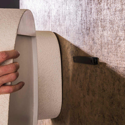 Wandschap Stone Druppel | 42 cm | Wit Marmer