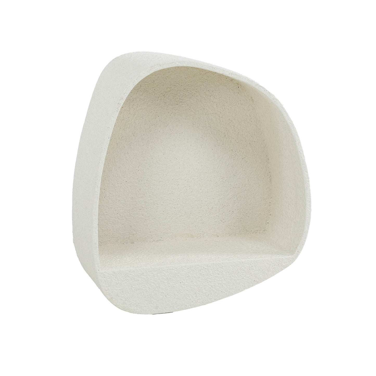 Wandschap Stone Druppel | 43 cm | Wit Marmer