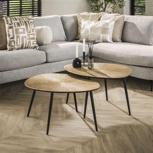Salontafel Noa | Goud Metaal