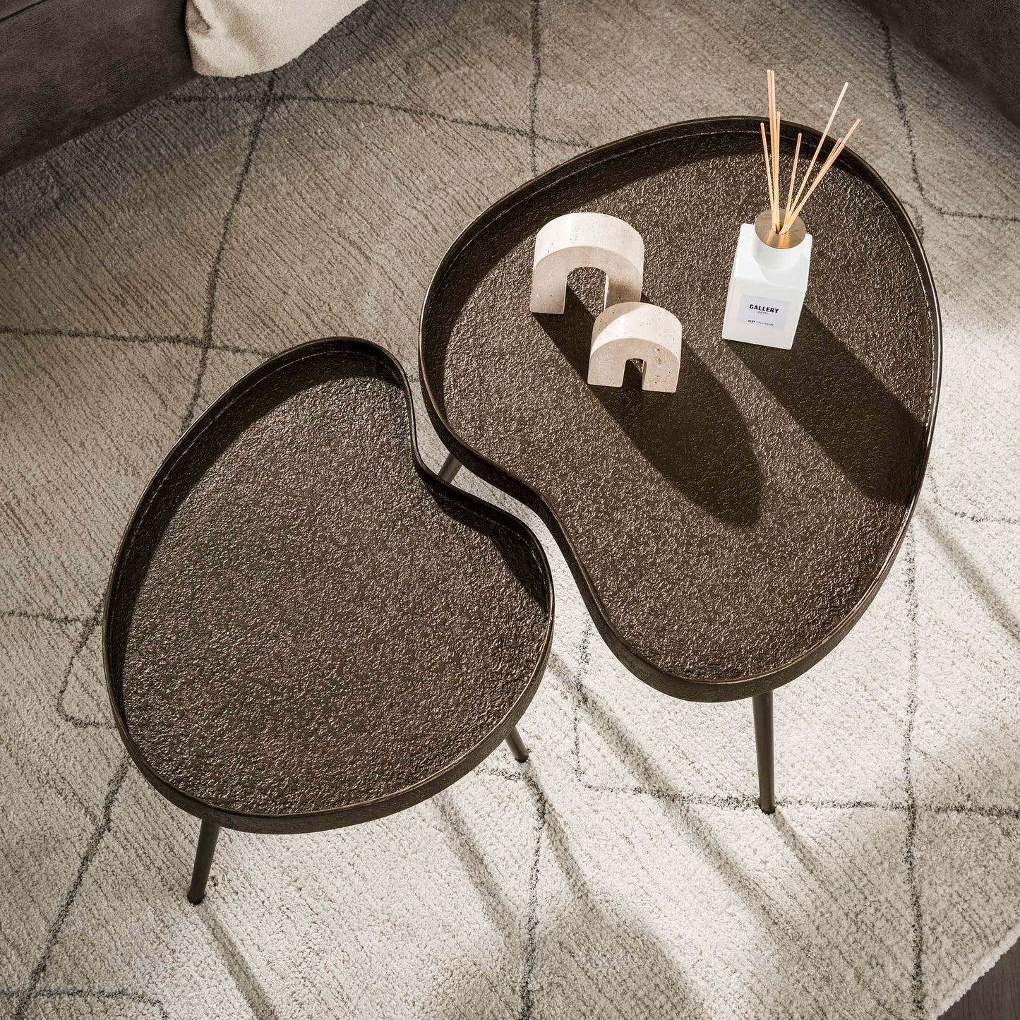 Salontafel Contour | Brons Metaal