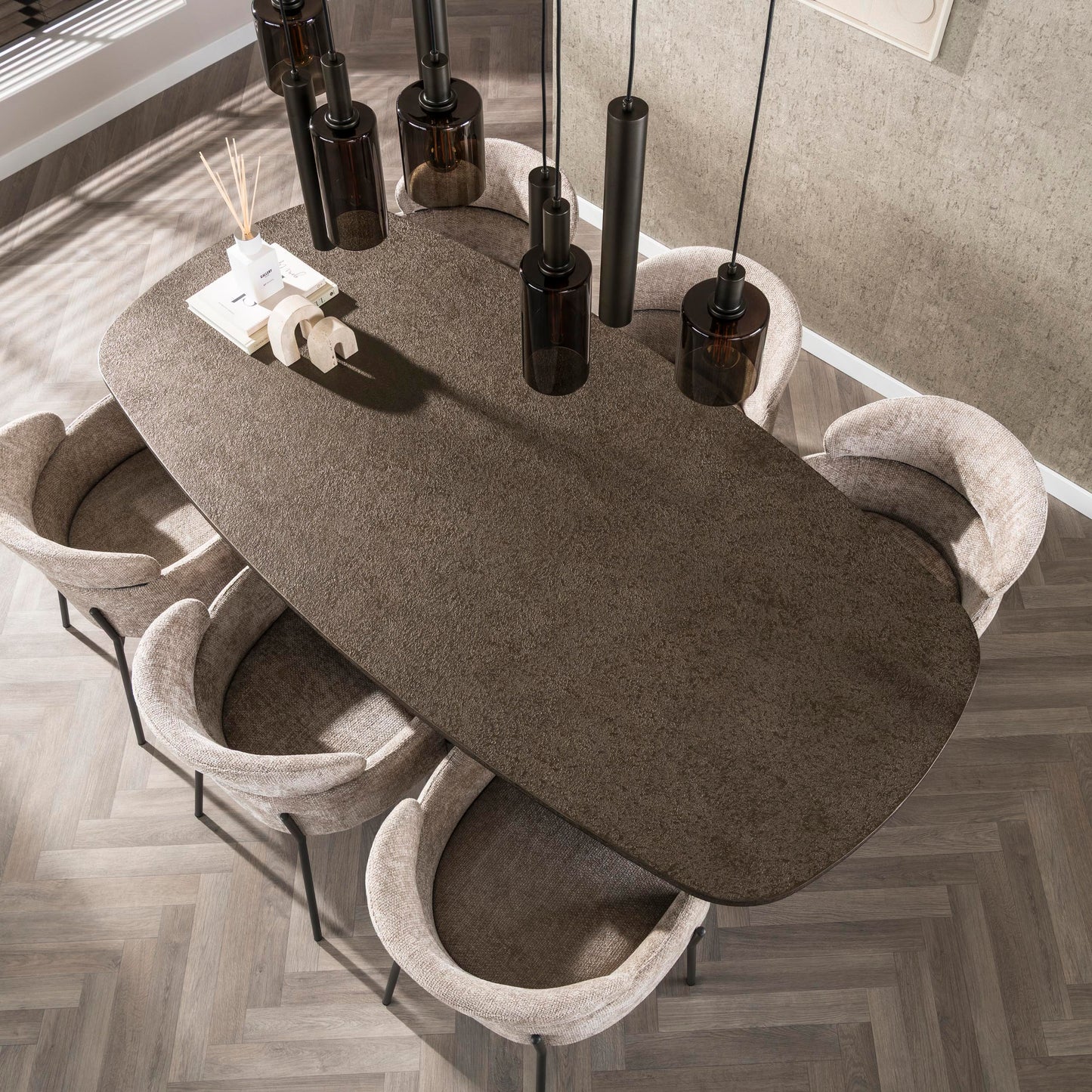 Eettafel Cedar | Metaal Brons