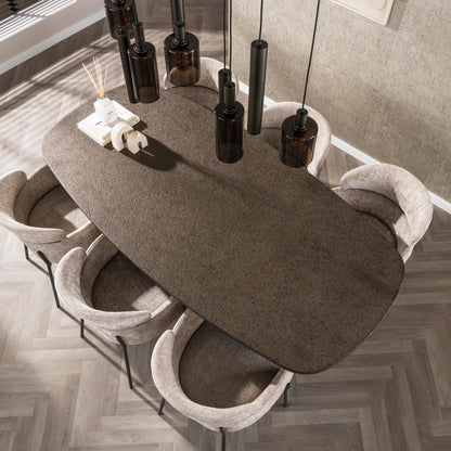 Eettafel Cedar | Metaal Brons