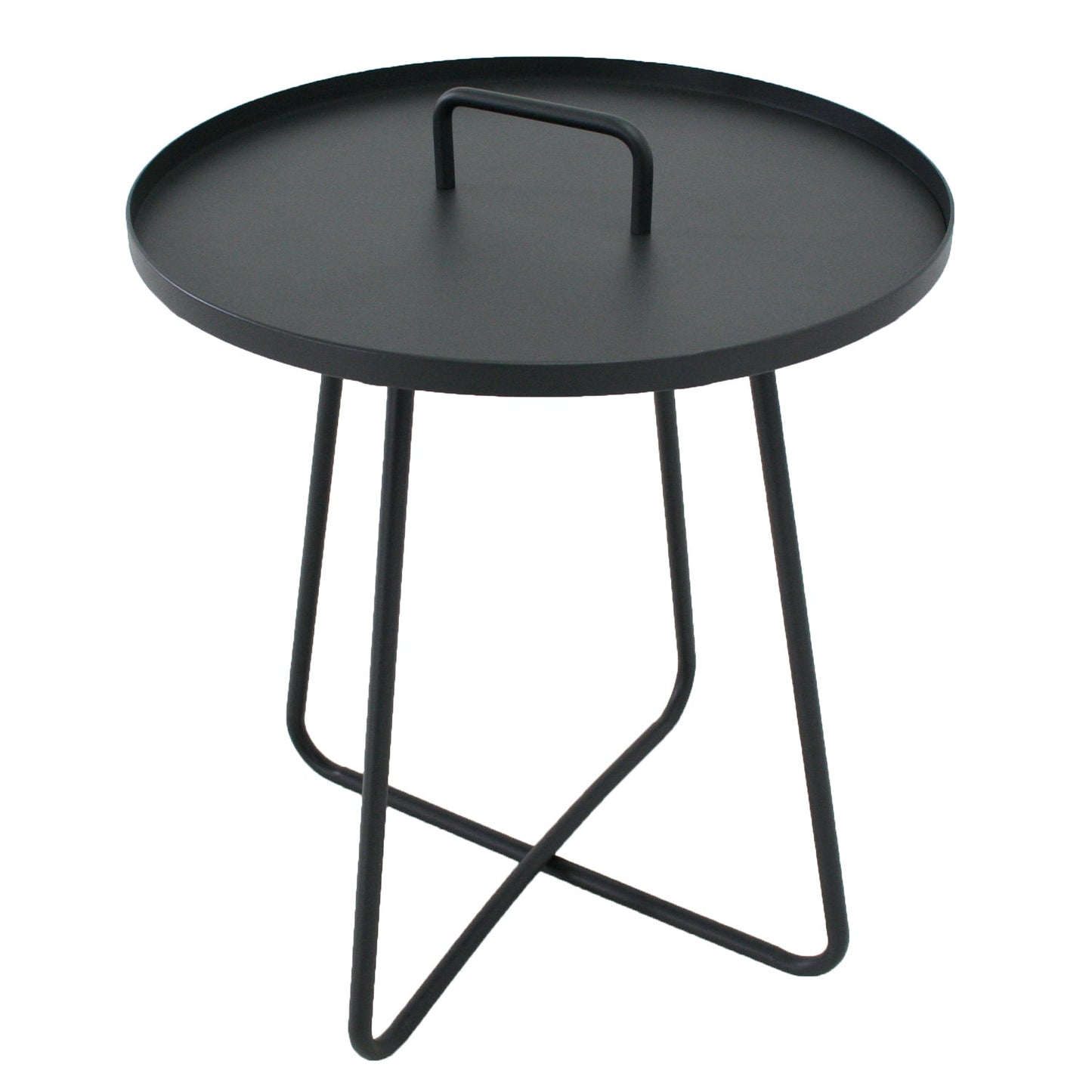 Bijzettafel Jennifer | Antraciet Aluminium