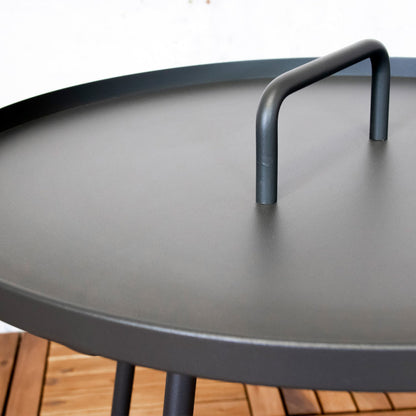 Bijzettafel Jennifer | Antraciet Aluminium