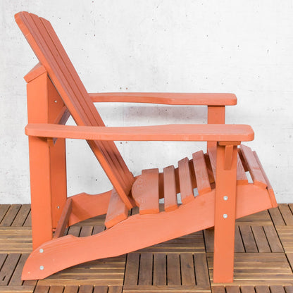 Loungestoel Adirondack | Oranje Dennenhout