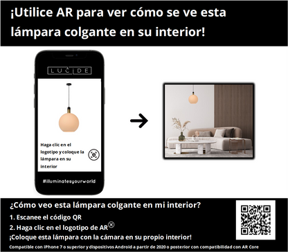 Hanglamp Julius | Ø | E27 | Opaal