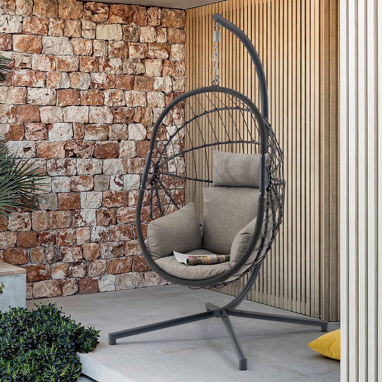 Schommelstoel Lisa | Antraciet