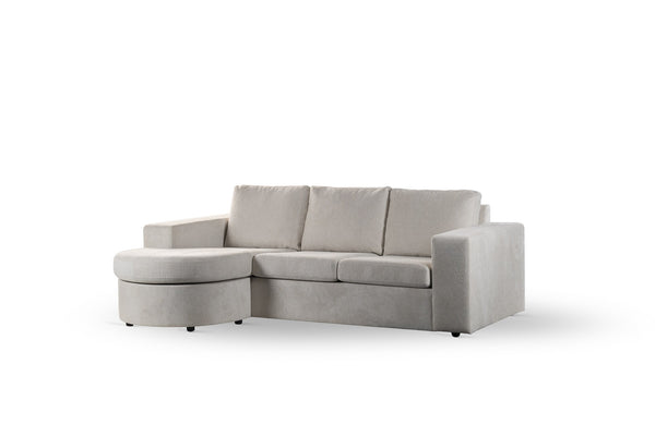 Hoekbank Ivette | Beige Lord | Longchair L+R