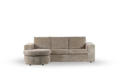 Hoekbank Tillia | Beige Tillia | Longchair L+R