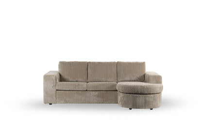 Hoekbank Tillia | Beige Tillia | Longchair L+R