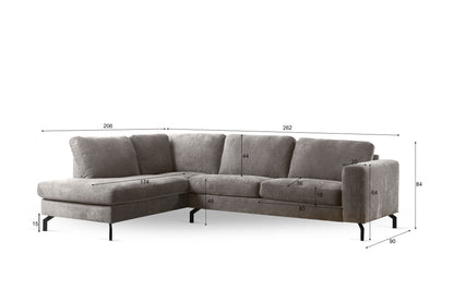 Hoekbank Perfect | Champagne Harmony