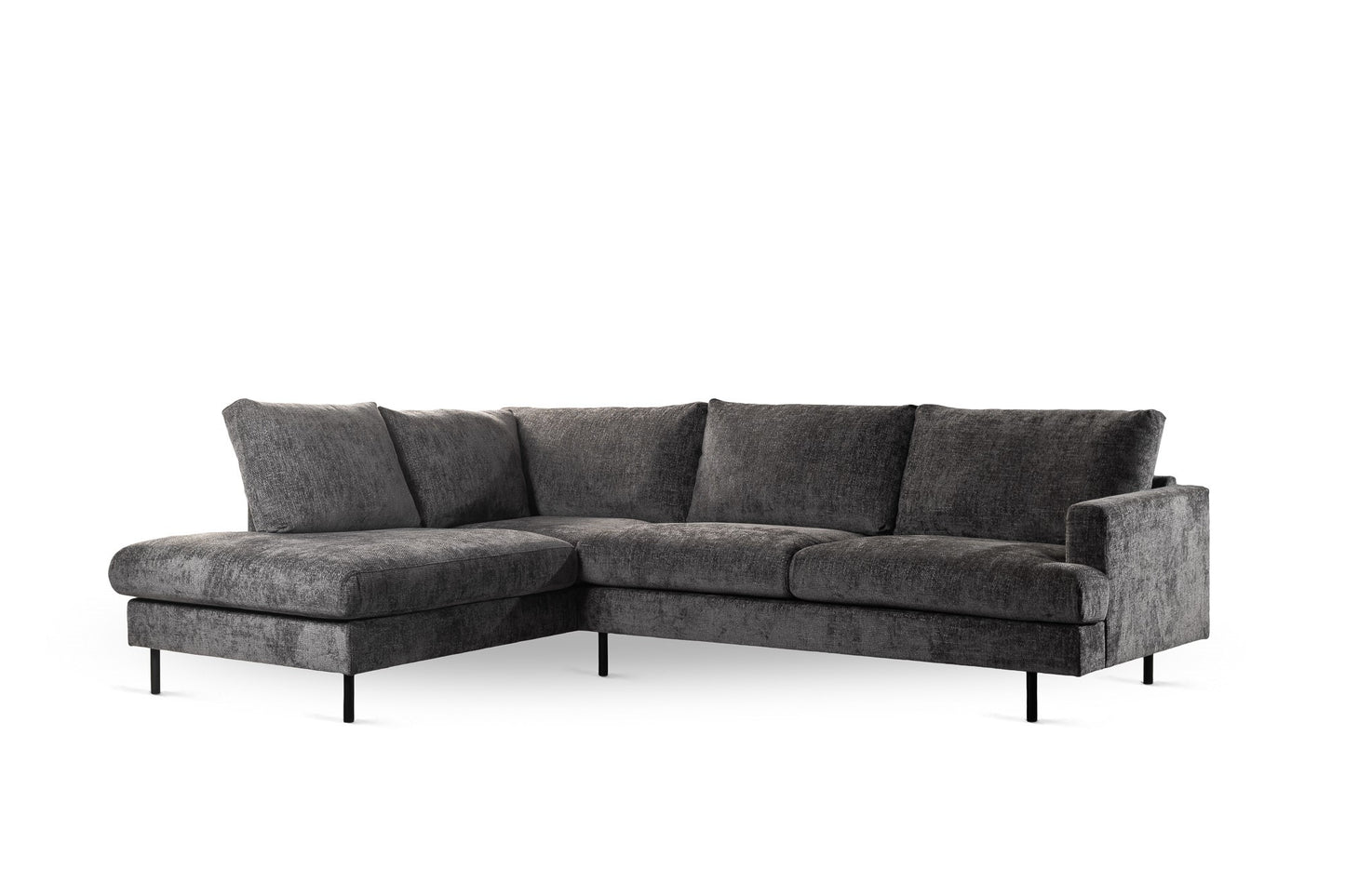 Hoekbank Soof | Antraciet Haga