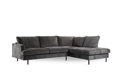 Hoekbank Soof | Antraciet Haga