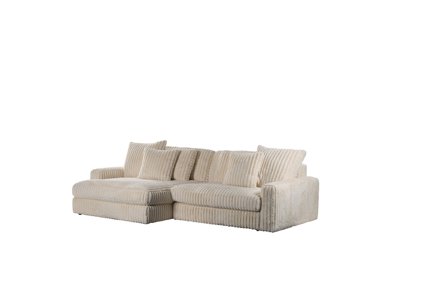Hoekbank Ostrava | Beige Vito | Longchair L+R