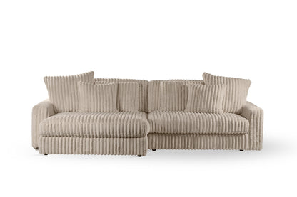 Hoekbank Ostrava | Beige Vito | Longchair L+R
